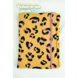 protège carnet léopard