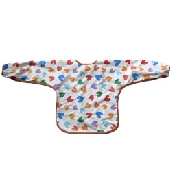 bavoir tablier coeurs