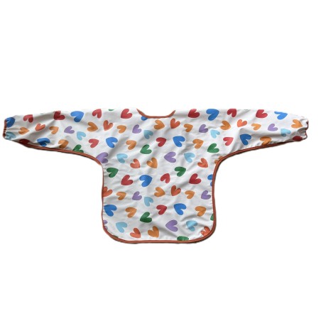 bavoir tablier coeurs